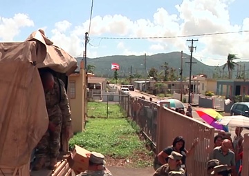 101st Troop Command Delivers Supplies to Ingenio, Yabucoa