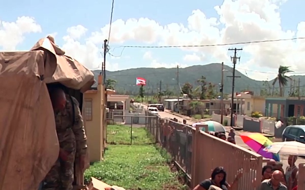 101st Troop Command Delivers Supplies to Ingenio, Yabucoa