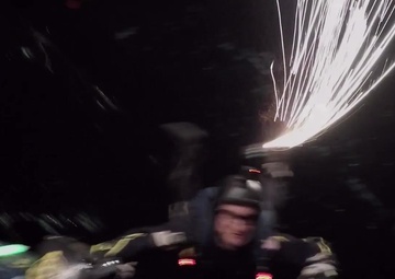 Leap Frogs Jump into Stuart Air Show at Night