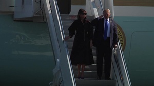 President Trump Japan Departure (Broll - Highlights)