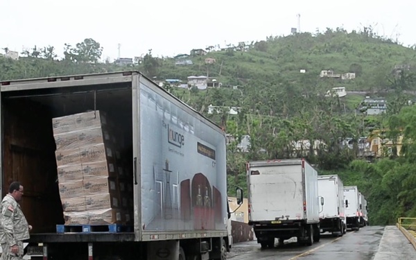 Hurricane Maria: FEMA Supplies for Residents of Comerio