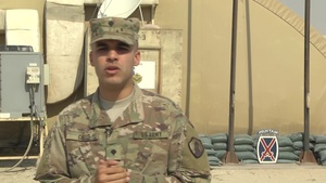 Spc. Gregory Cruz - Holiday Greeting