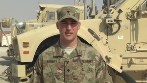 Spc. Brock Ridings - Holiday Greeting
