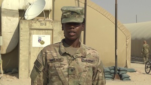 Spc. Latisha Wallace - Holiday Greeting