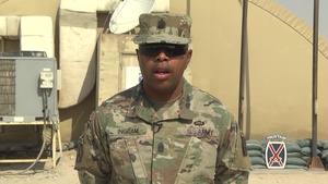 Cmd. Sgt. Major Scottie Ingram - Holiday Season