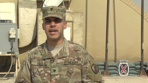 Spc. Gregory Cruz - Holiday Season