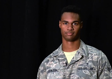 Airman 1st Class Jair Semexant Shoutout to University of Florida Gators