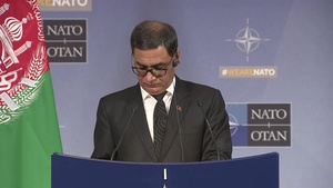 Press conference by the acting Afghan Minister of Defence