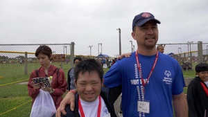 Kadena Special Olympics: Volunteer Travels from Germany to see Athlete