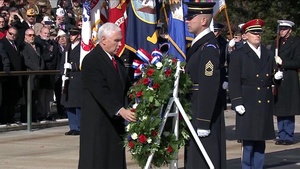 Vice President Commemorates Veterans Day at Arlington Cemetery