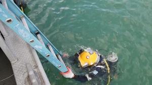 Coast Guard, local salvage team refloat sailing vessel in Fajardo, Puerto Rico