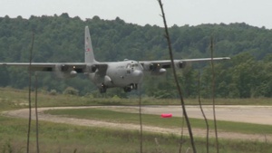 910th C-130 dirt LZ training at Camp Branch