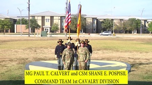 1st Cavalry Division Shoutout to West POint Football Team