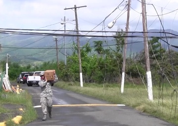156th Airlift Wing Volunteers Team Up With the Foundation for Puerto Rico to Deliver Food and Water