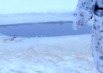 Marines Conduct Ice Breaking Drills