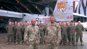 GEN Brooks and CSM Payton Greeting