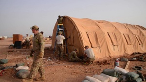 Nigerien Air Base 201/724th EABS b-roll
