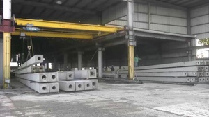 Puerto Rico Power Grid Restoration director tours the electric pole factory of Power Precast Products, Corp.