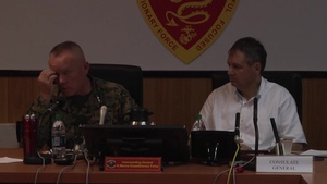 Lt. Gen. Nicholson, U.S. Consul Gen. Ehrendreich meet with Japanese news agencies (Part 4)