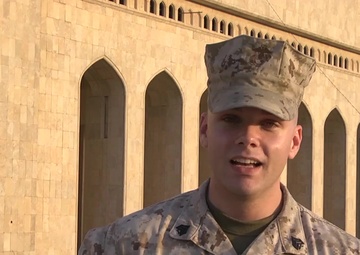 Marine Sergeant Jacob Dexter holiday shout out