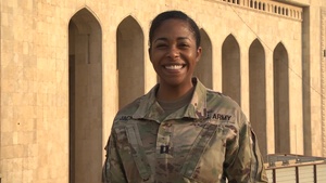 Army Captain Jessica Jackson holiday shout out