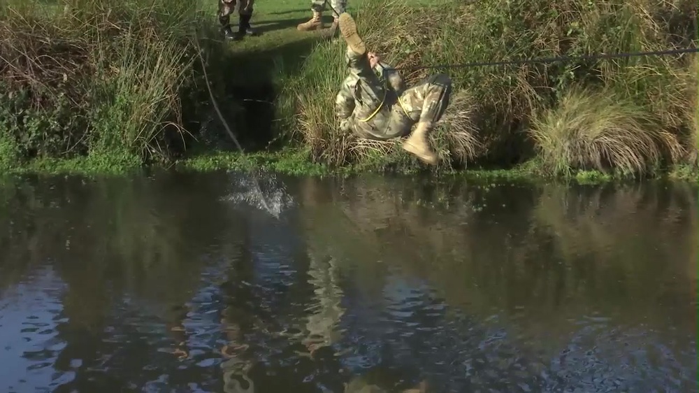 DVIDS - Video - DME 17 One Rope Bridge Demonstration - BRoll