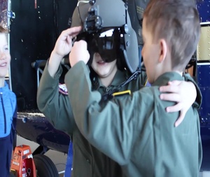 Childhood cancer survivors turned ‘battle buddies’ earn wings at JBA