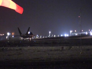 F-22 Raptors take off to participate in new offensive campaign in Afghanistan