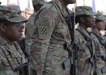 3rd ID RSSB Combat Patch Ceremony