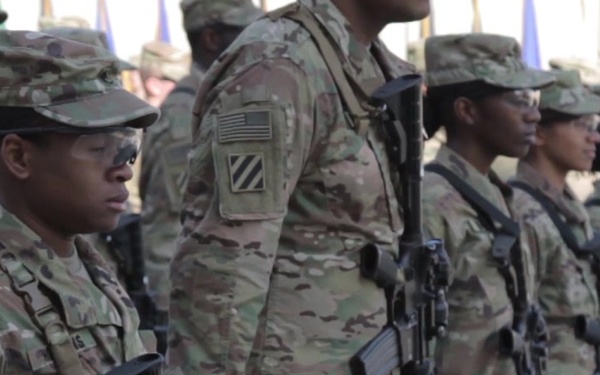 3rd ID RSSB Combat Patch Ceremony