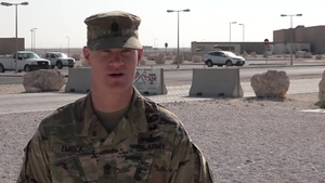 Master Sgt. Jeremy Emrick's Thanksgiving "Shout Out"