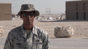 Senior Airman Dairyell Garner's Thanksgiving "Shout Out"