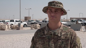 Airman 1st Class Jordan Hansen's Thanksgiving "Shout Out"