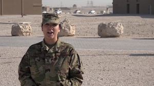 2nd Lt. Jenna Lenski's Thanksgiving "Shout Out"
