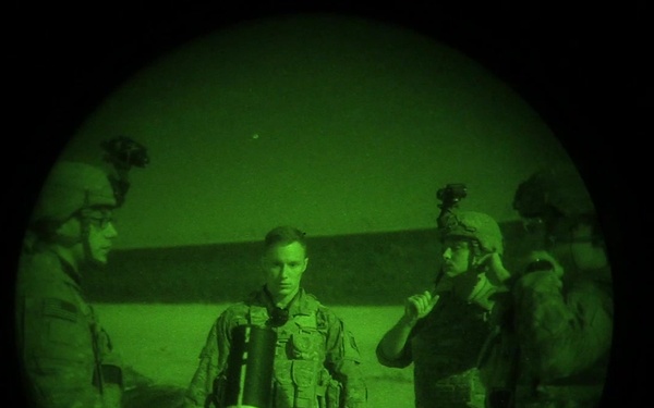 Afghanistan ILUM round night firing