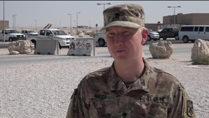 Spc. John Riggs' Thanksgiving "Shout Out"