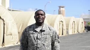 PFC Wilkins Sings National Anthem