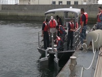 Sailors Train to Contain Oil with New Equipment Designed to Salvage Spills (B-Roll)