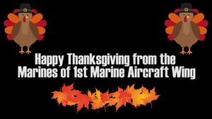 Happy Thanksgiving from 1st Marine Aircraft Wing