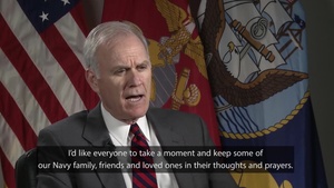 Navy Secretary Updates Recovery Efforts in Pacific