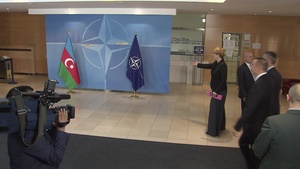 Visit to NATO by the President of the Republic of Azerbaijan