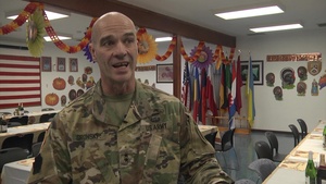 39th IBCT Thanksgiving in Kosovo interviews
