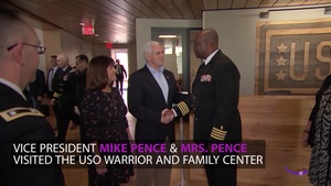 Pence Visits Injured Service Members