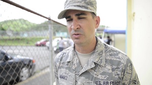 Interview in English w/A1C Eduardo Mendez about donation distro in Naguabo, PR