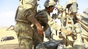 U.S. Army Field Artillery Conducts Strikes Against ISIS