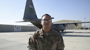 Senior Airman Dominic Mendoza Holiday Shout Outs-Freemont, CA
