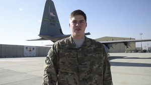 Staff Sgt. Mason Forbush NFL/Holiday Shout Outs-Pensacola, FL-New Orleans Saints