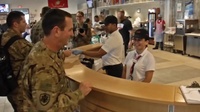 Gen. Joseph Lengyel visits Camp Lemonnier.