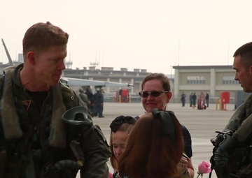 MCAS Iwakuni welcomes the first jet squadrons from Carrier Air Wing Five