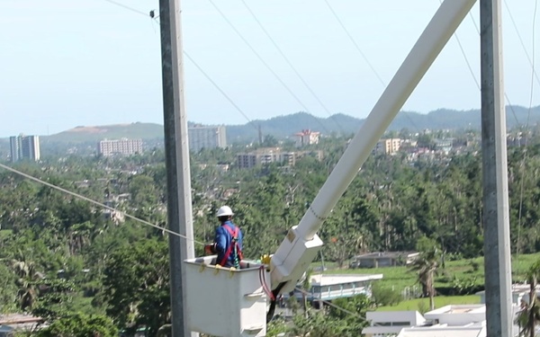 Puerto Rico Power Line Work